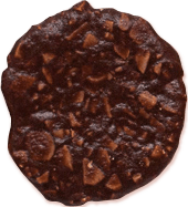 Teja de almendra con cacao